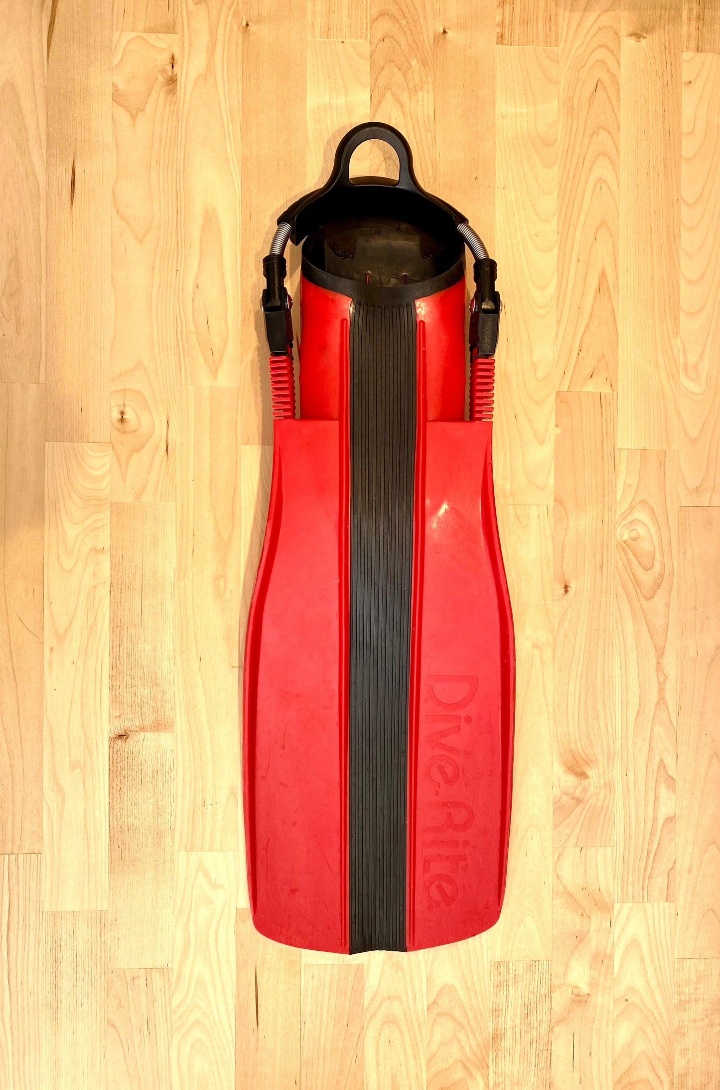 Aletas XT Rojas talla XL, spring strap SS con loop - Segunda mano